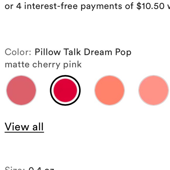 Charlotte Tilbury ‘Pillow Talk Dream Pop’ Matte Beauty Blush Wand - Picture 9 of 9